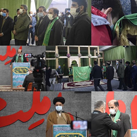 افتتاح کارگاه ساخت نیم‌ضریح امیرالمومنین(ع) در صحن حضرت زهرا(س)