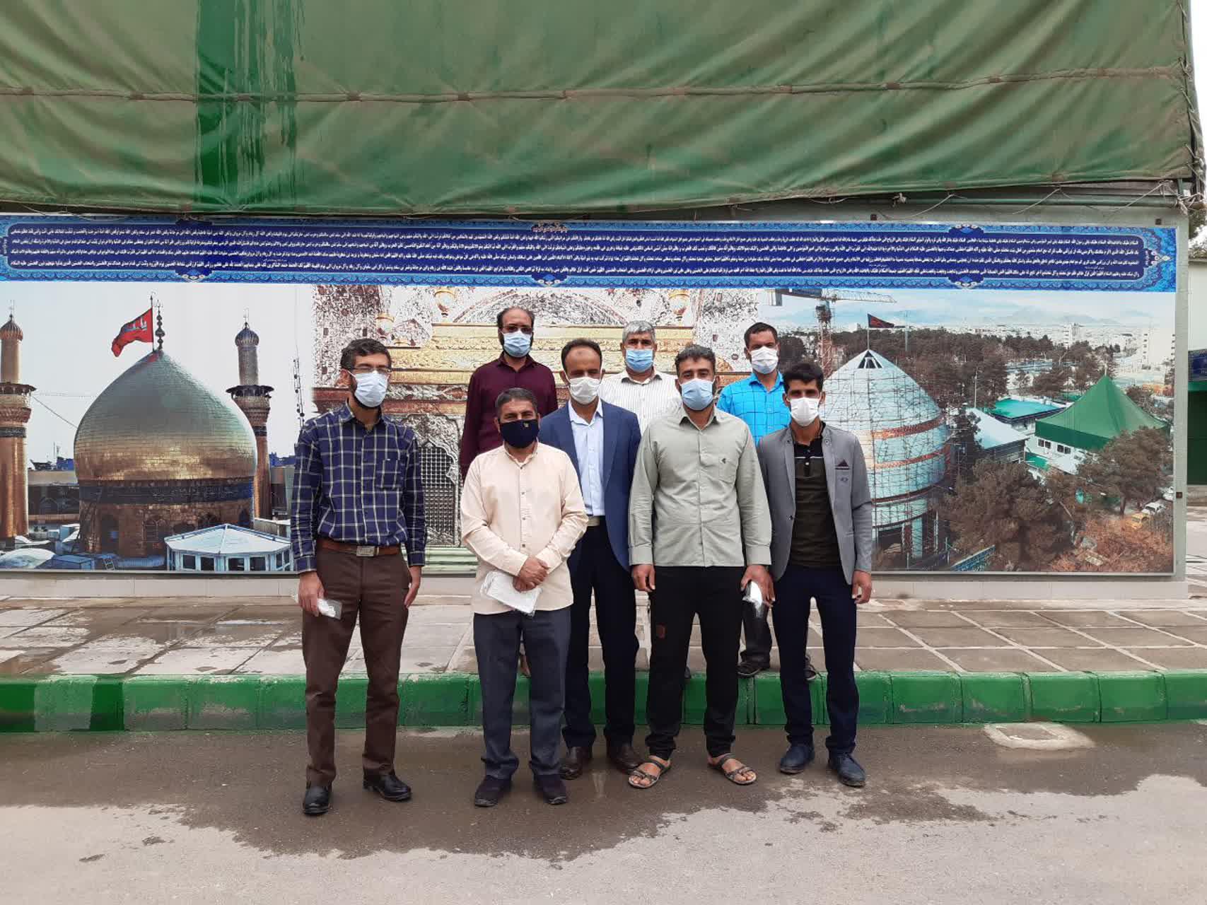 8 نیروی فنی از ستاد بازسازی عتبات کرمان به کربلا اعزام شدند
